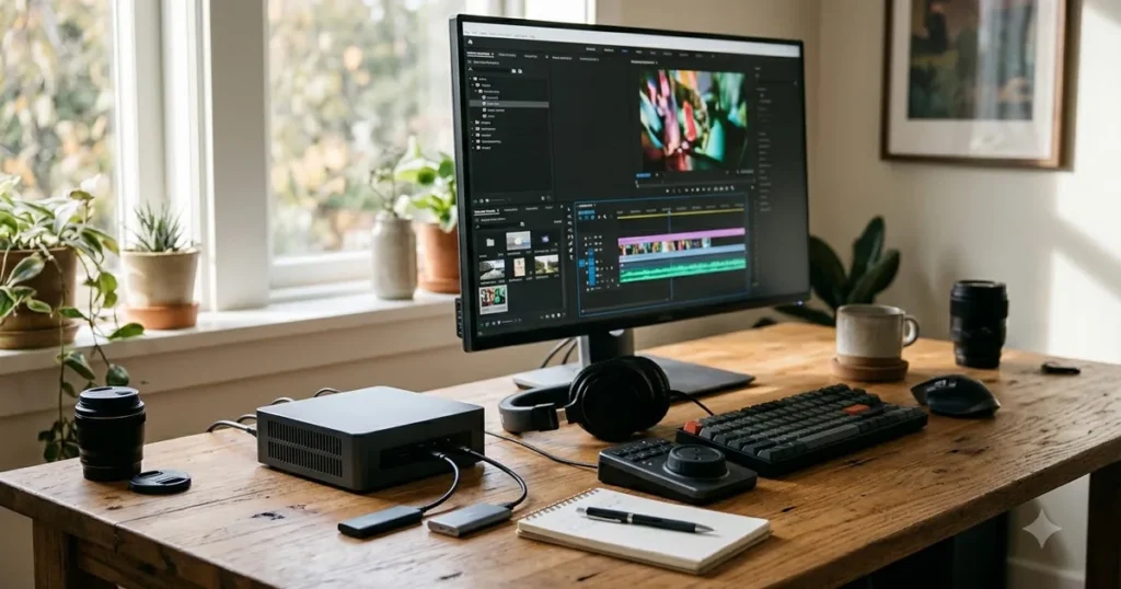 Illustration for mini pc for video editing